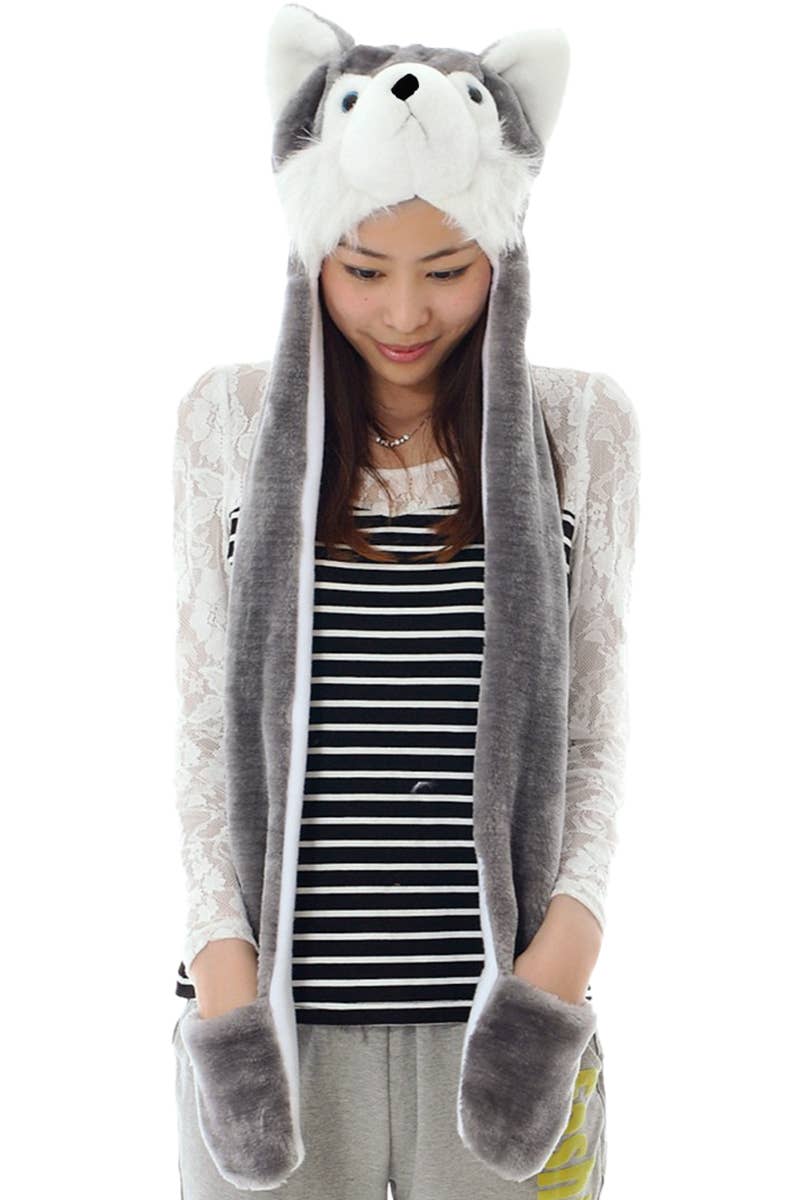 Animal Pals Hat With Long Ear Flaps