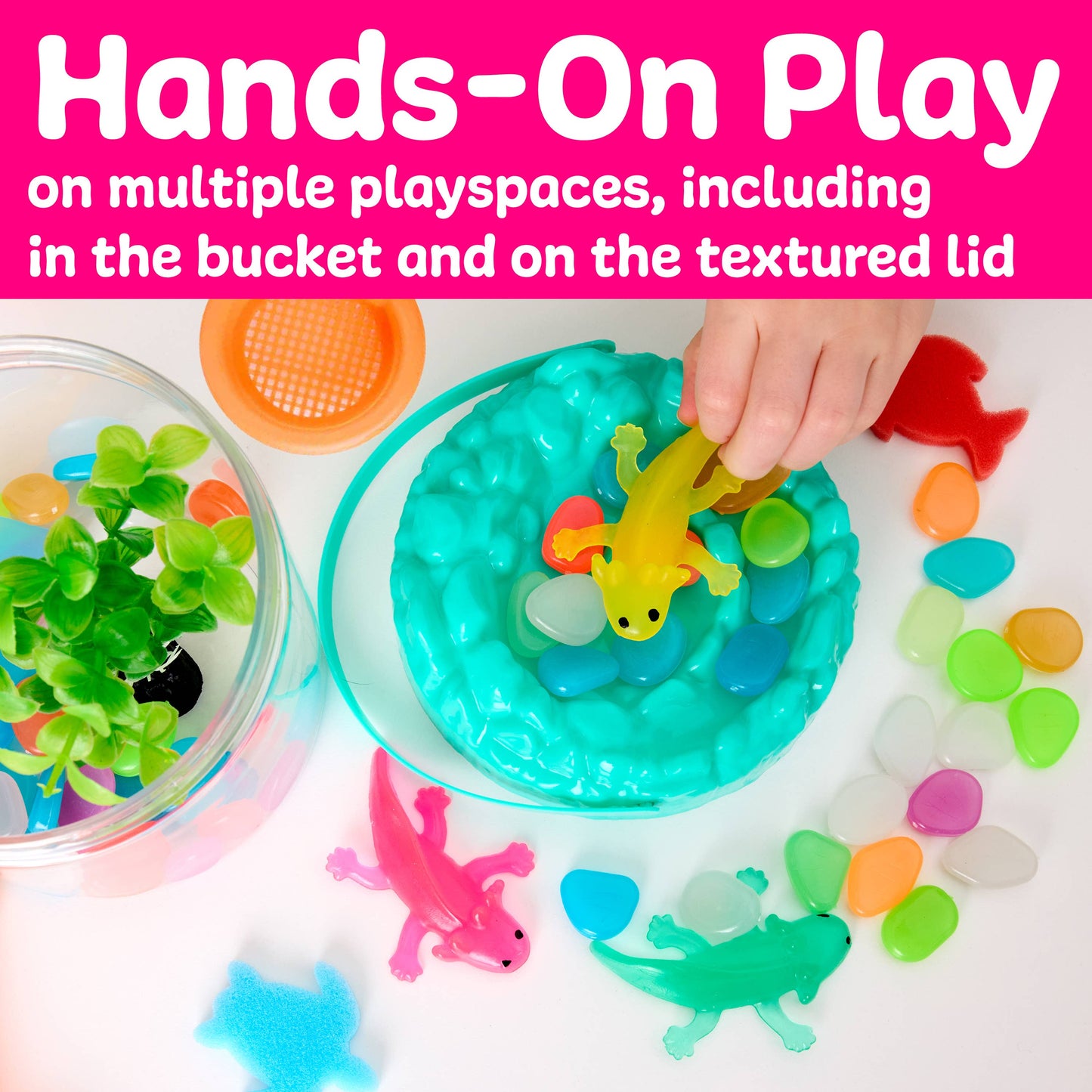 Sensory Water Axolotls: Bucket of Fun