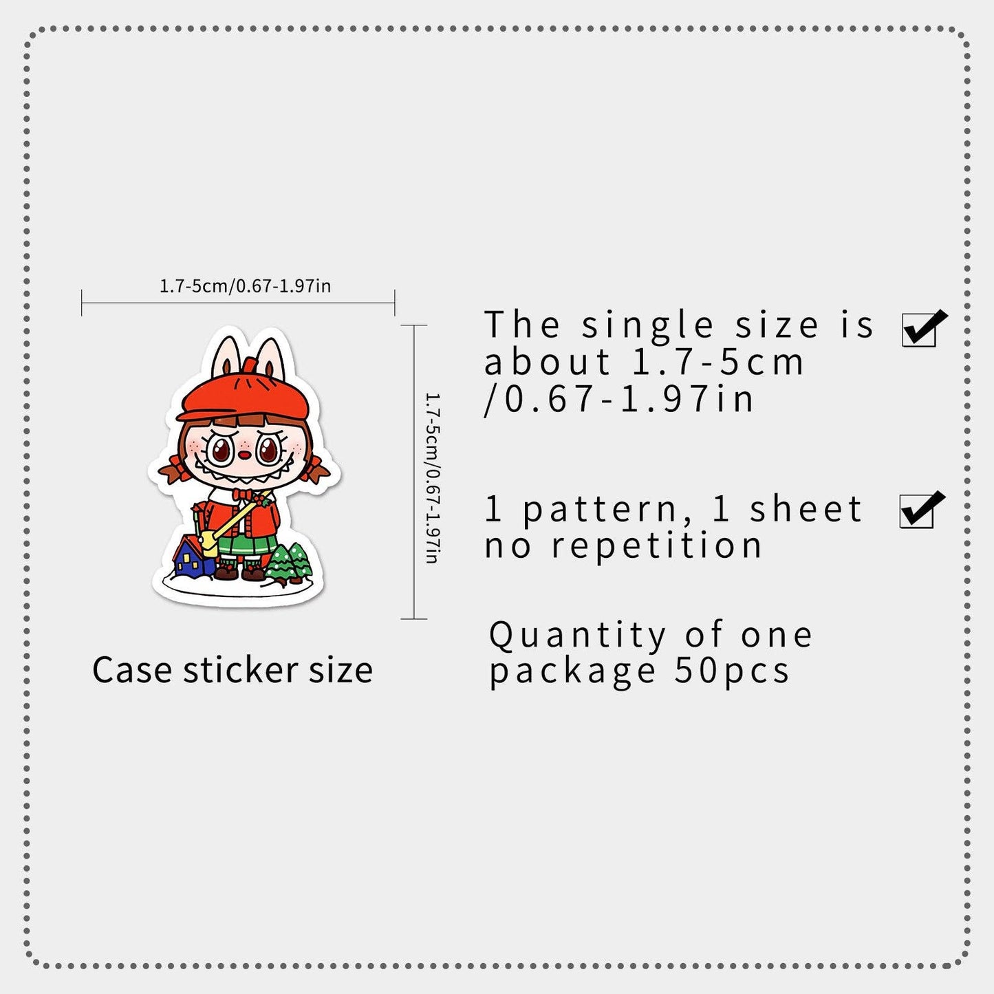 Labubu Waterproof Stickers