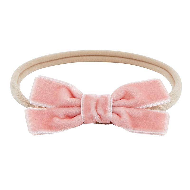 Fancy Bow Headband Set- Pink
