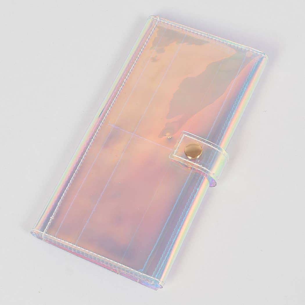 Trifold Iridescent Wallet
