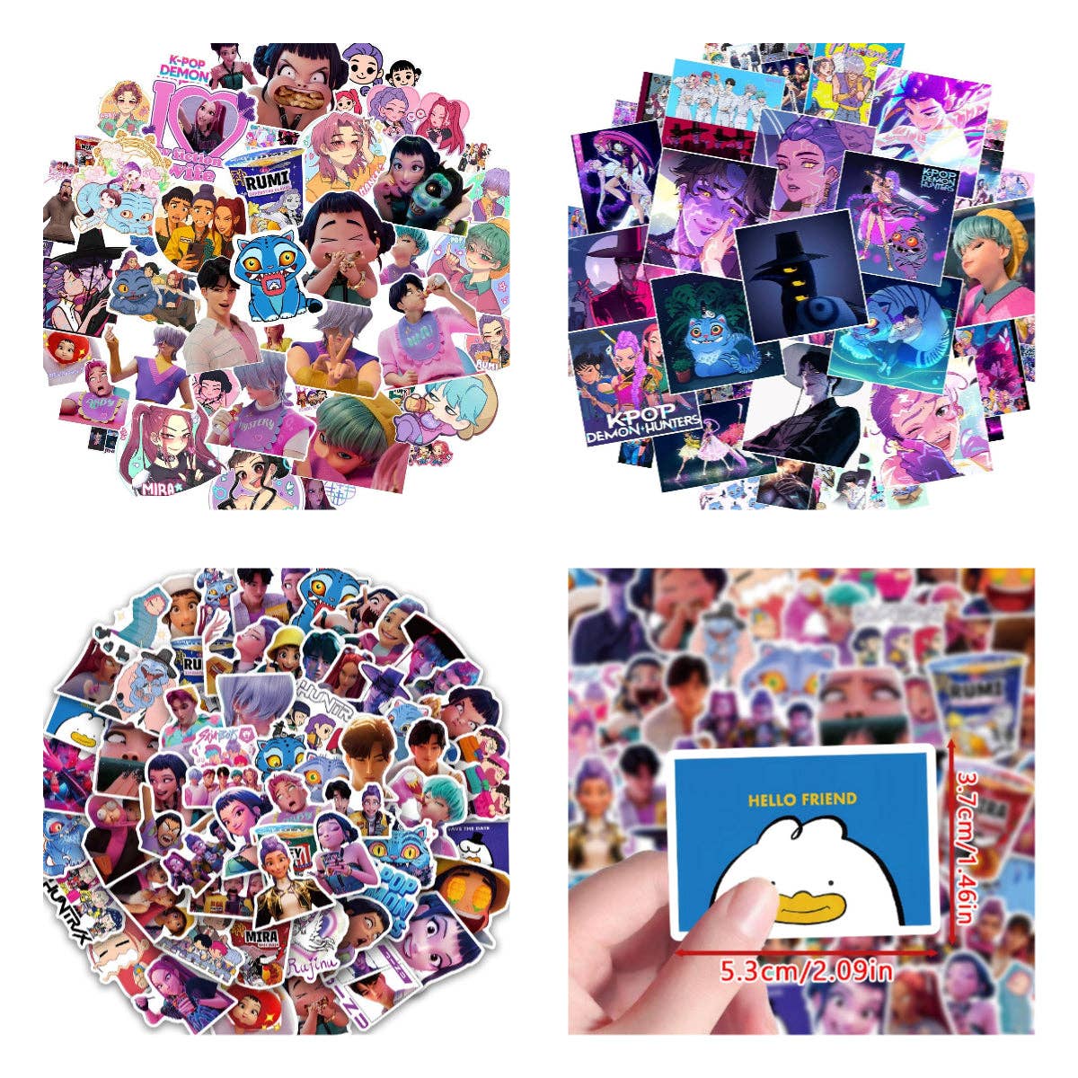 KPOP Demon Hunter Sticker Set