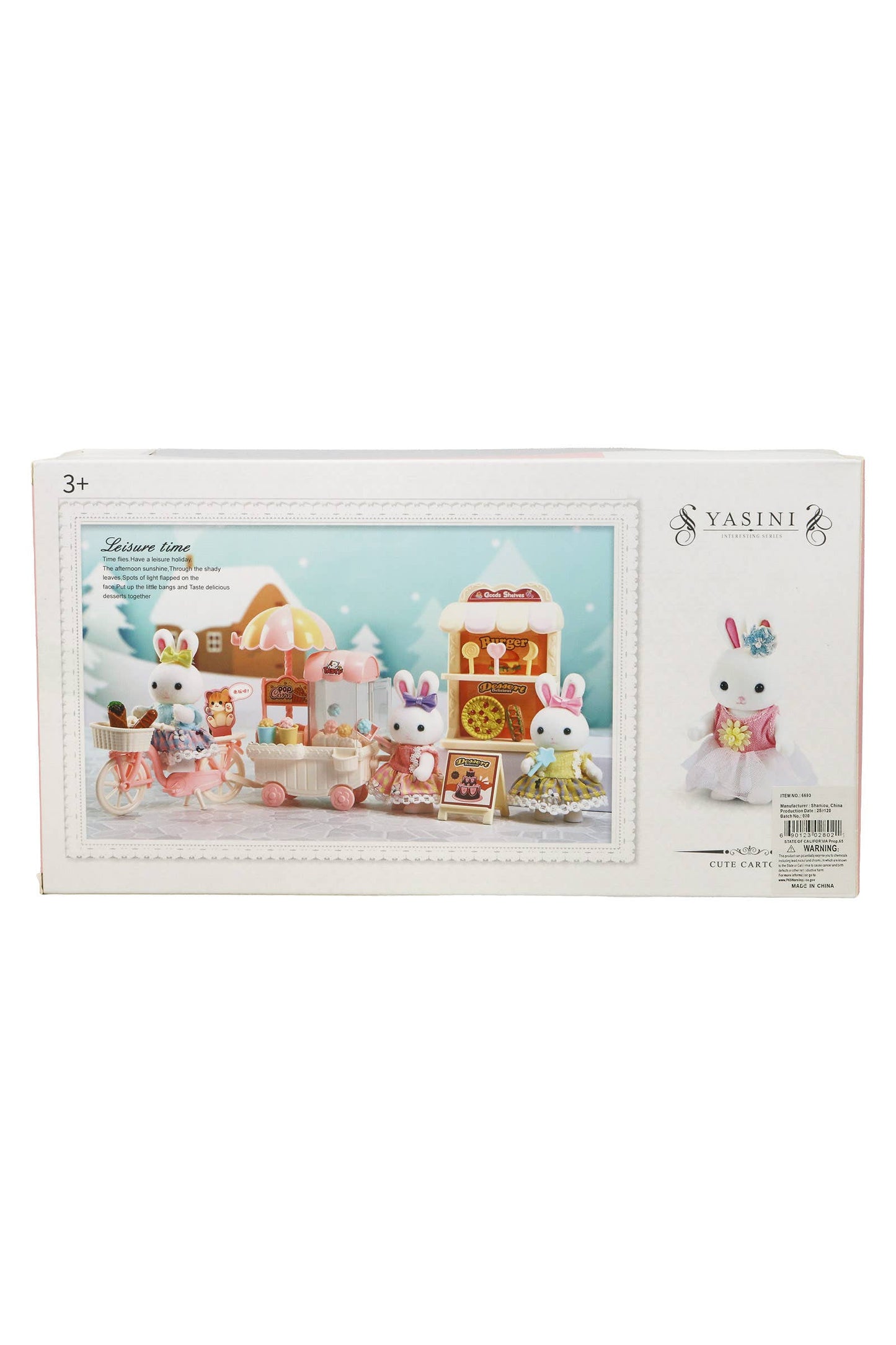 Bunny Dessert Cart Toy Set