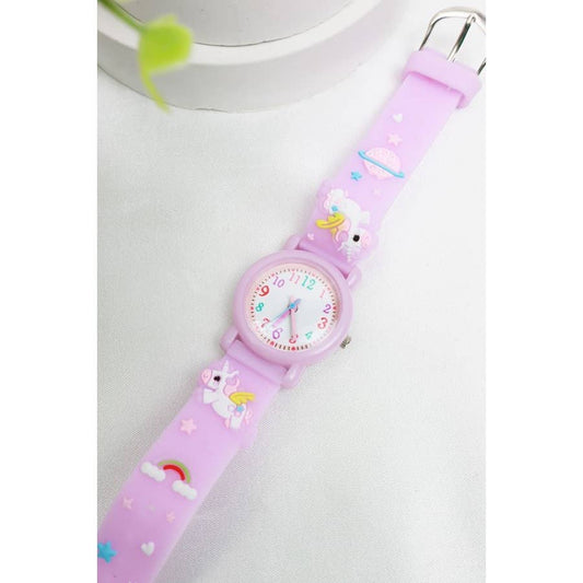 Silicone Unicorn Analog Watch