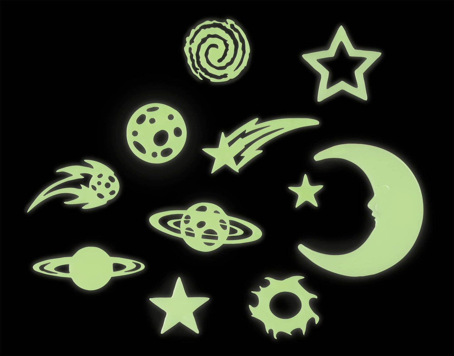 Cosmic Glow Stars Stickers