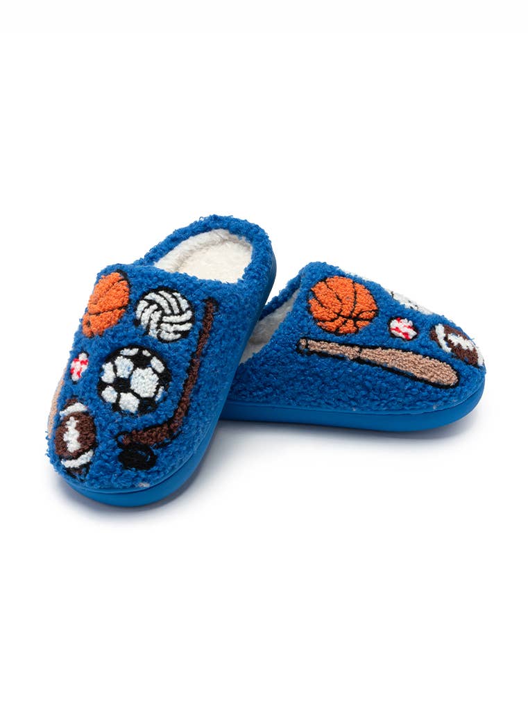 Sports Blue Slippers
