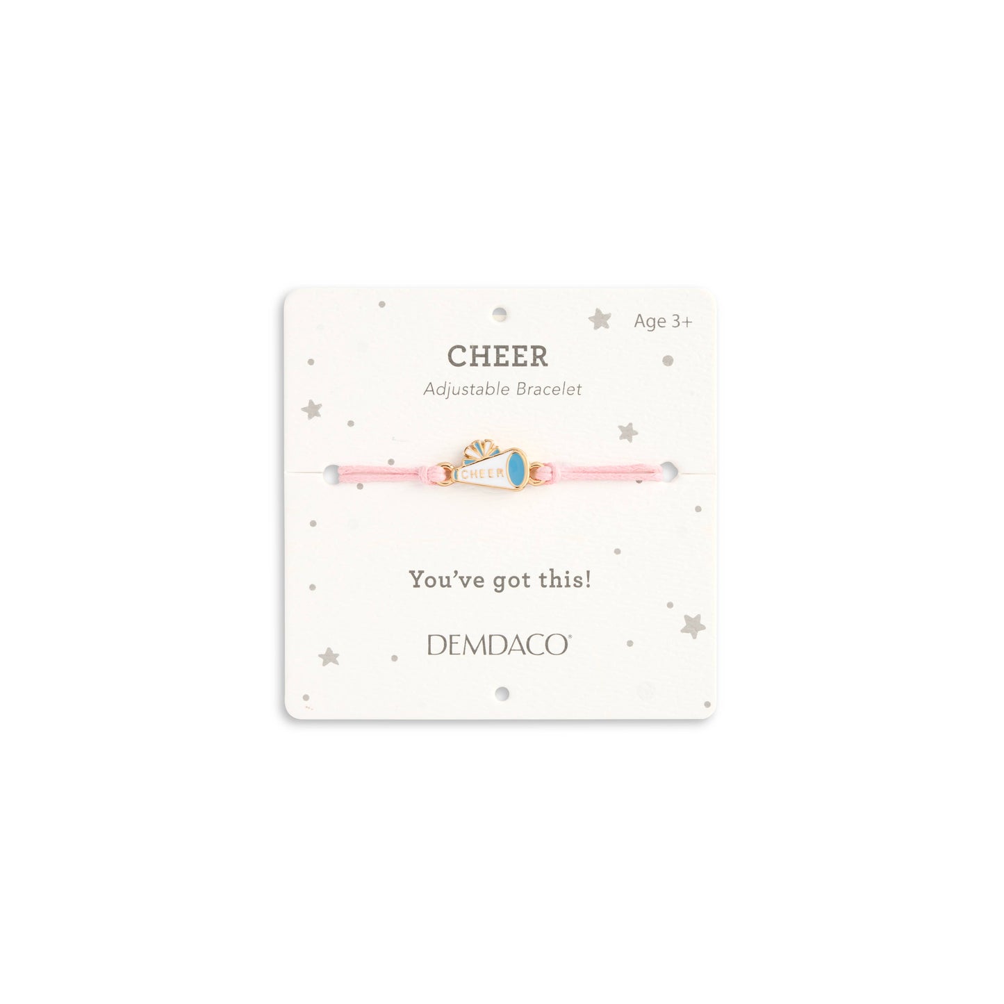 Cheerleader Bear Bracelet Gift Set