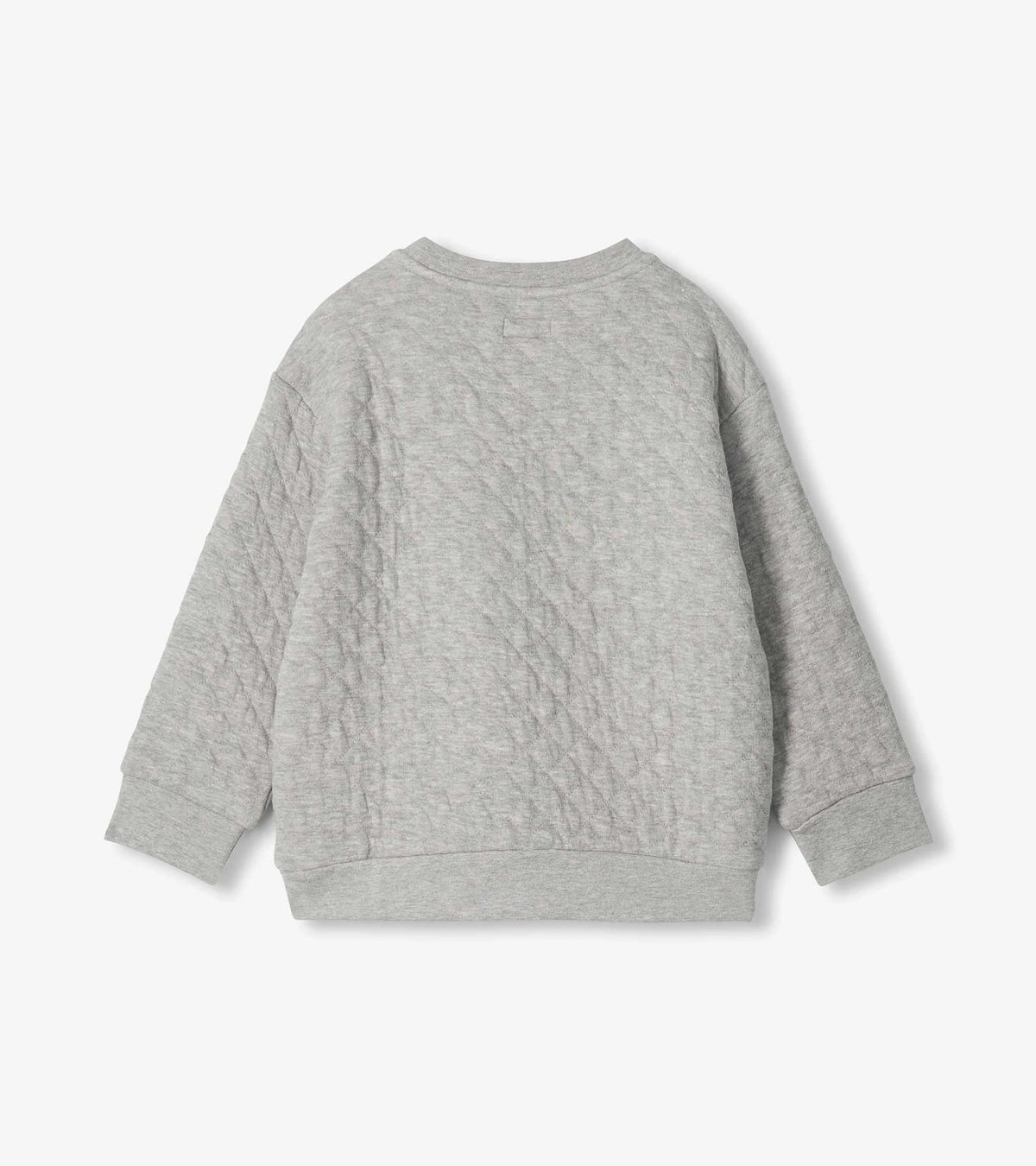 Athletic Grey Quilted Pullover