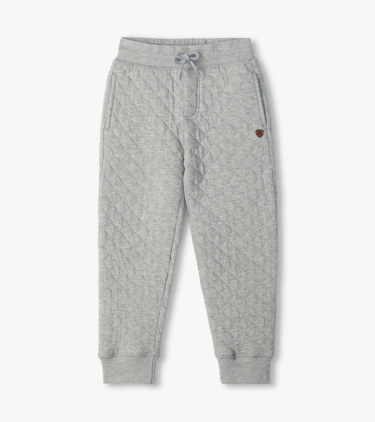 Athletic Grey Quilted Jogger