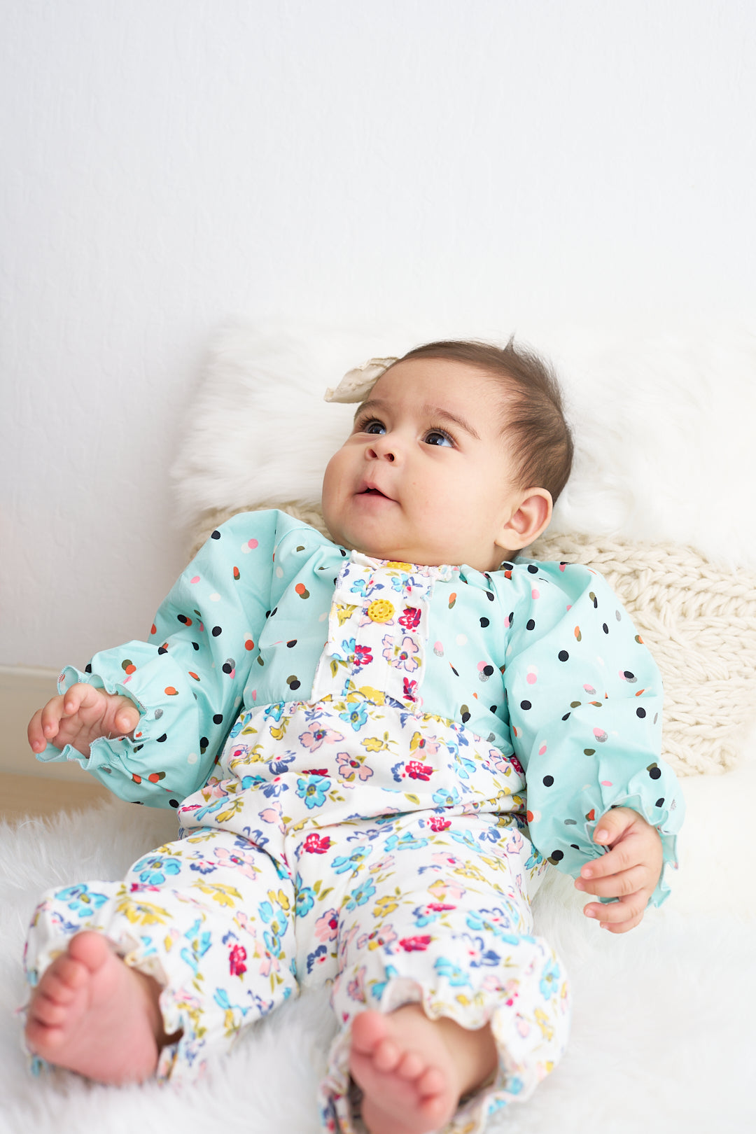 Floral Mint Romper
