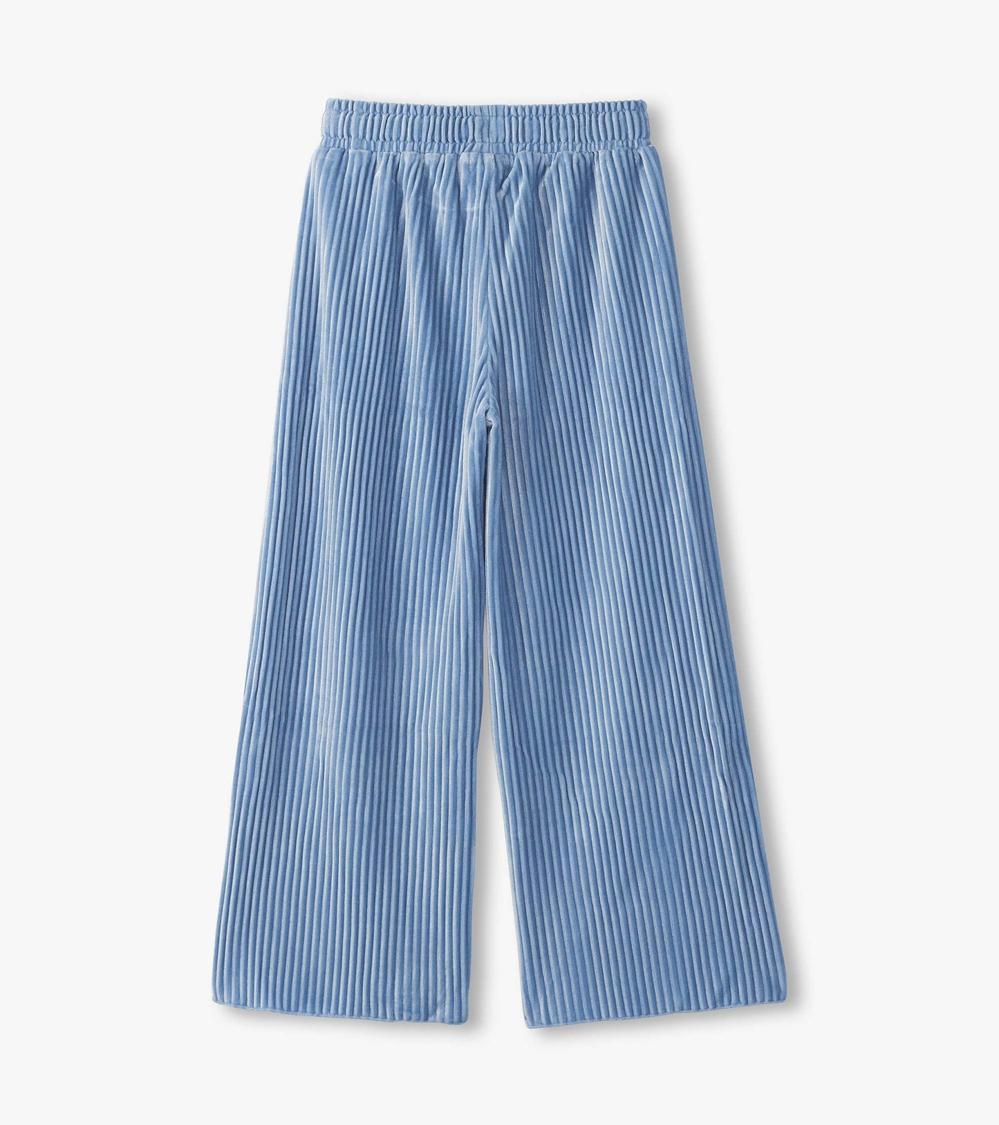 Cornflower Blue Pleated Velour Pants