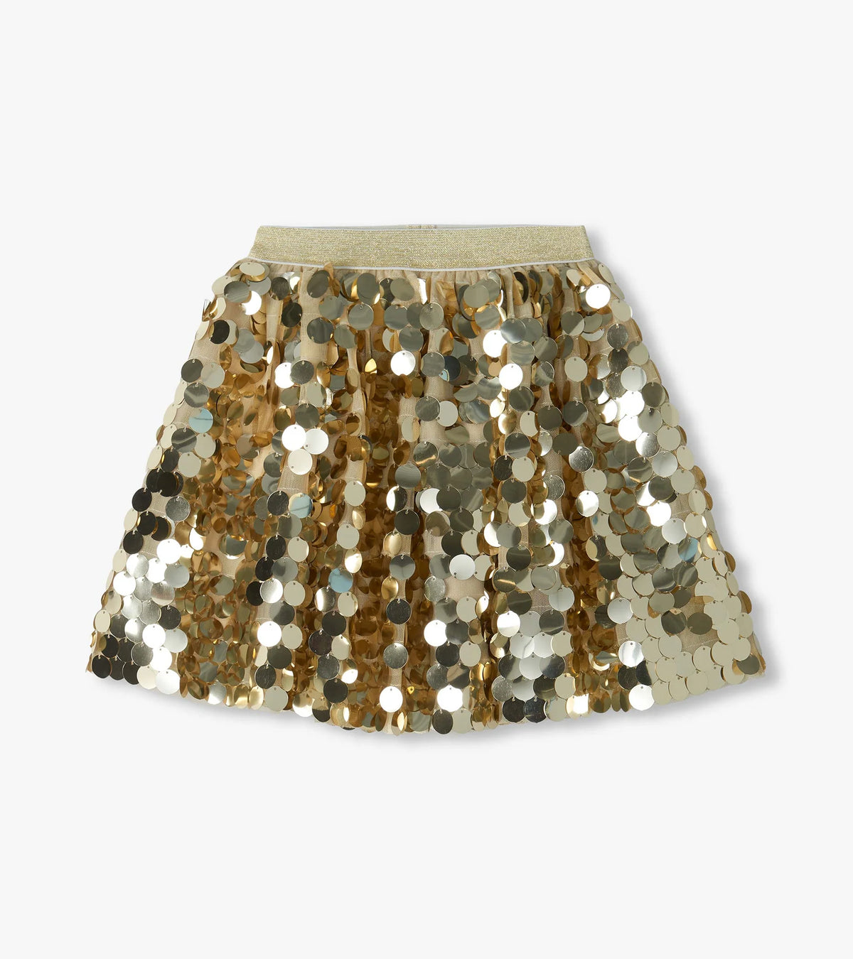Gold Sequin Skirt
