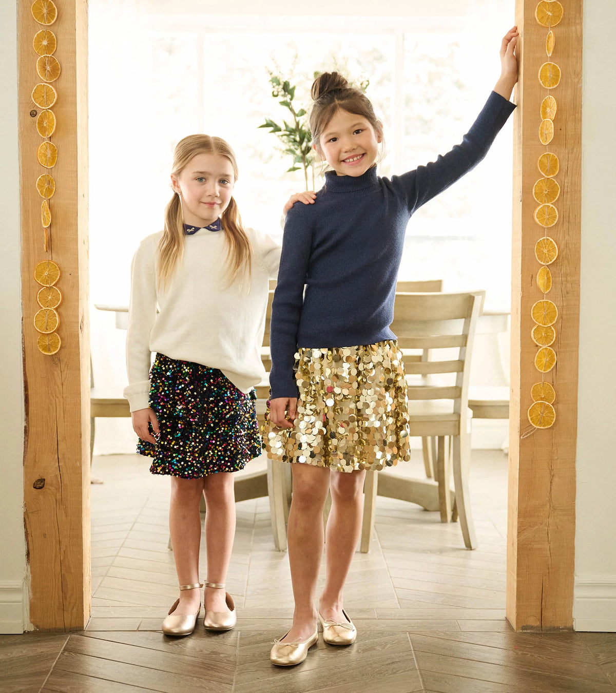 Gold Sequin Skirt