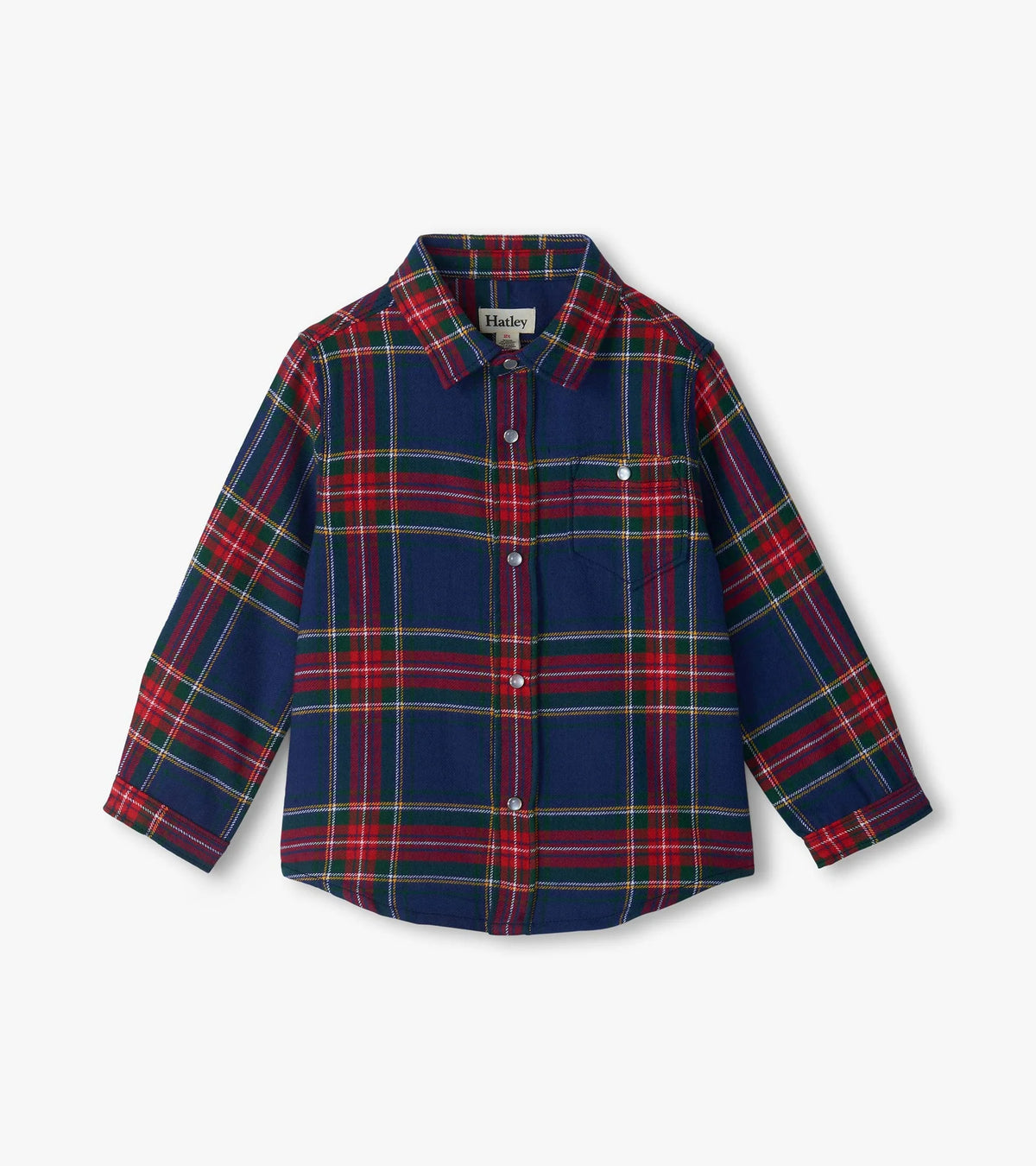 Plaid Holiday Button Down Shirt
