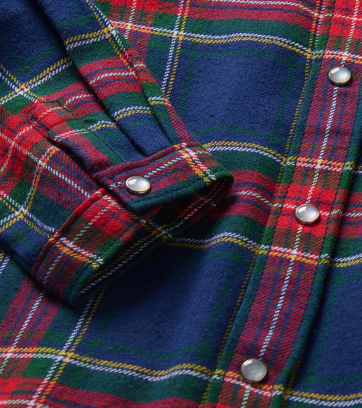 Plaid Holiday Button Down Shirt