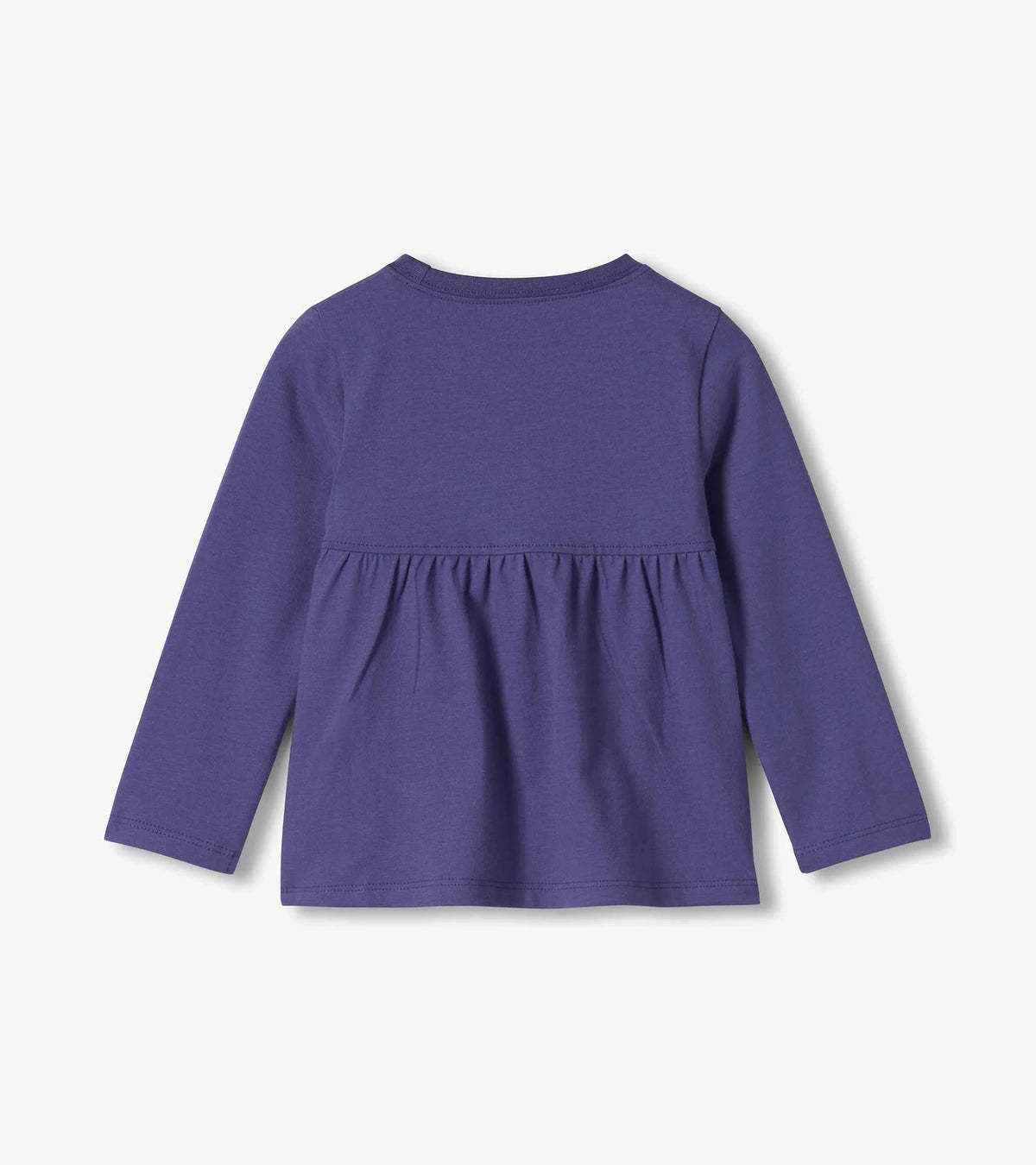 Skipper Blue Cherries Gathered Back Tee