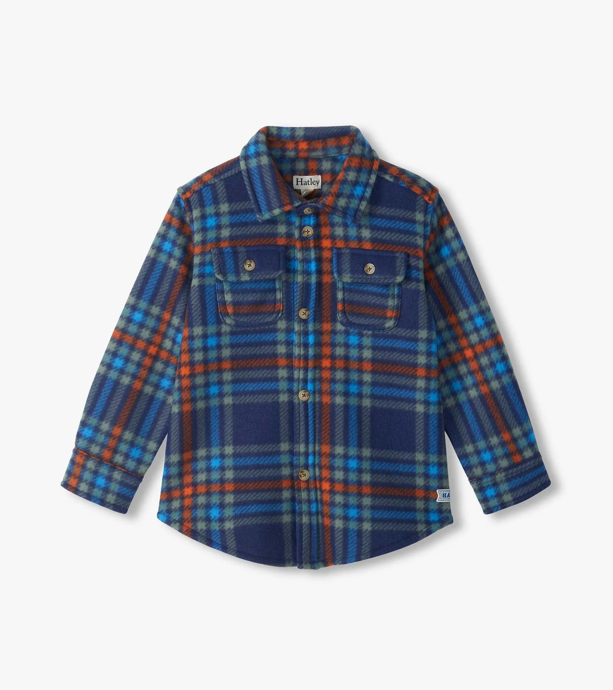 Varsity Plaid Fleece Button Down Shirt