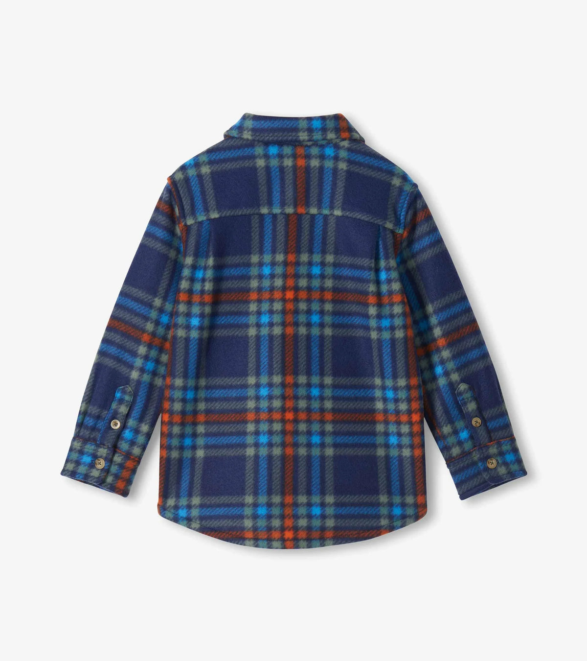 Varsity Plaid Fleece Button Down Shirt