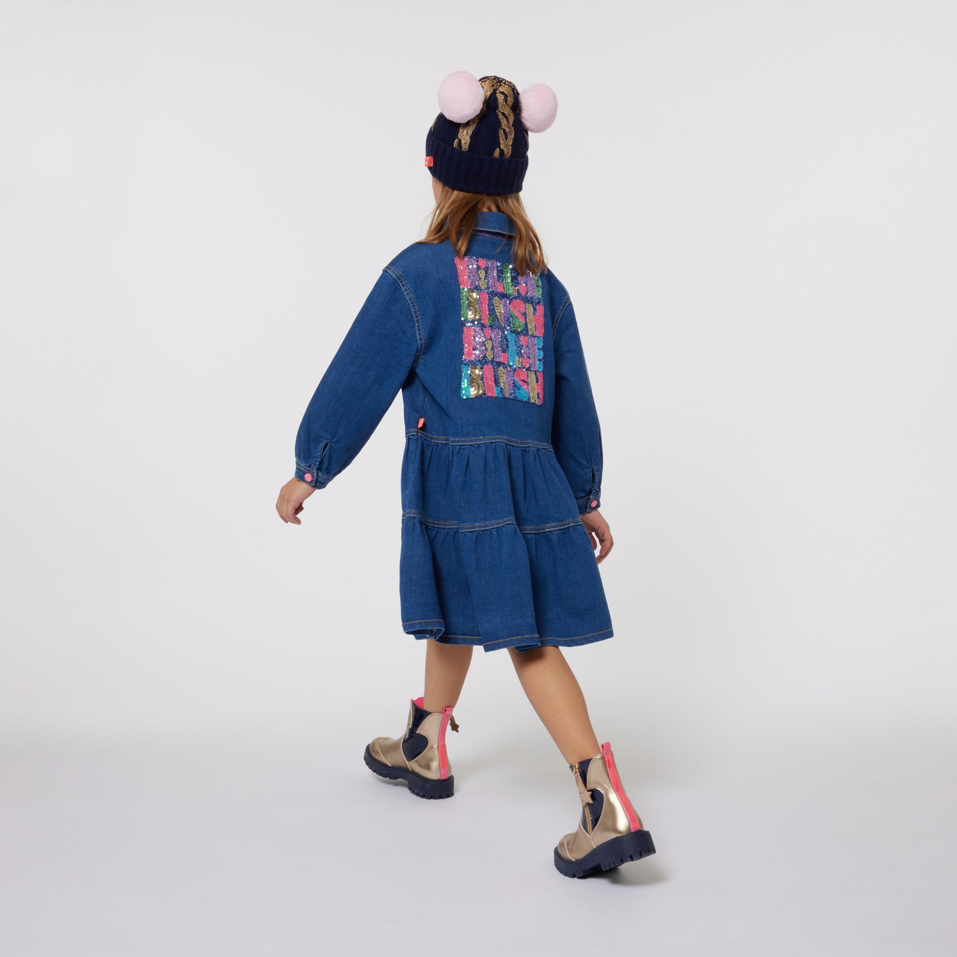 billieblush denim dress Billieblush Denim Shirt Dress | Blue
