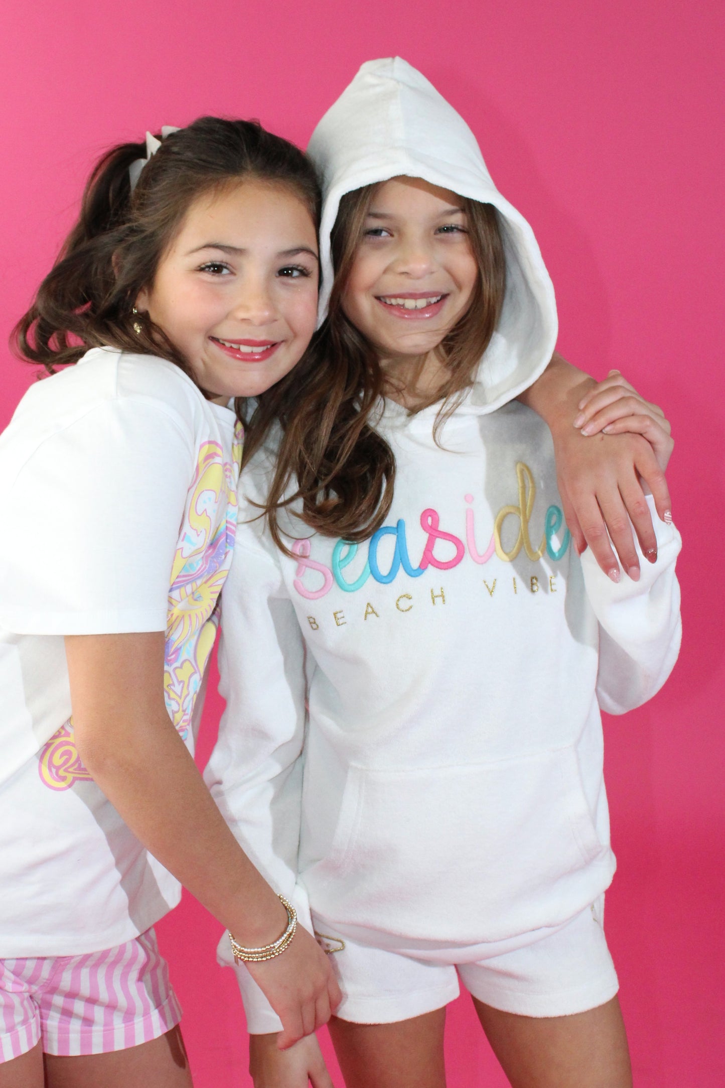 Seaside Beach Vibes Terry Hoodie