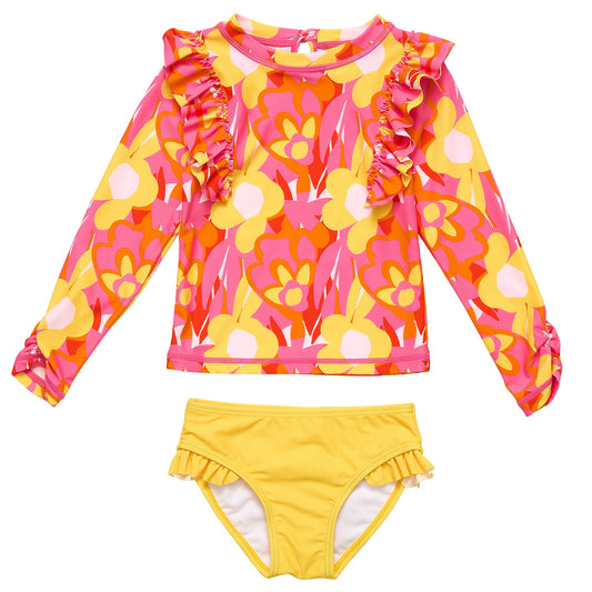 Pop of Sunshine LS Ruffle Set