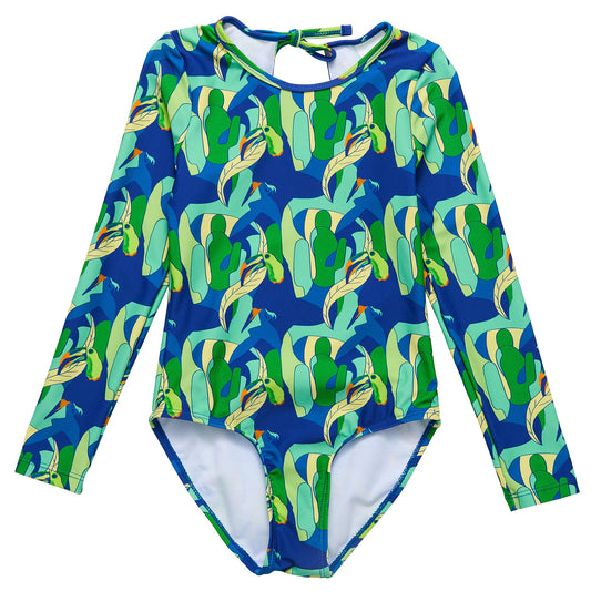 Toucan Jungle Sustainable Keyhole Surf Suit