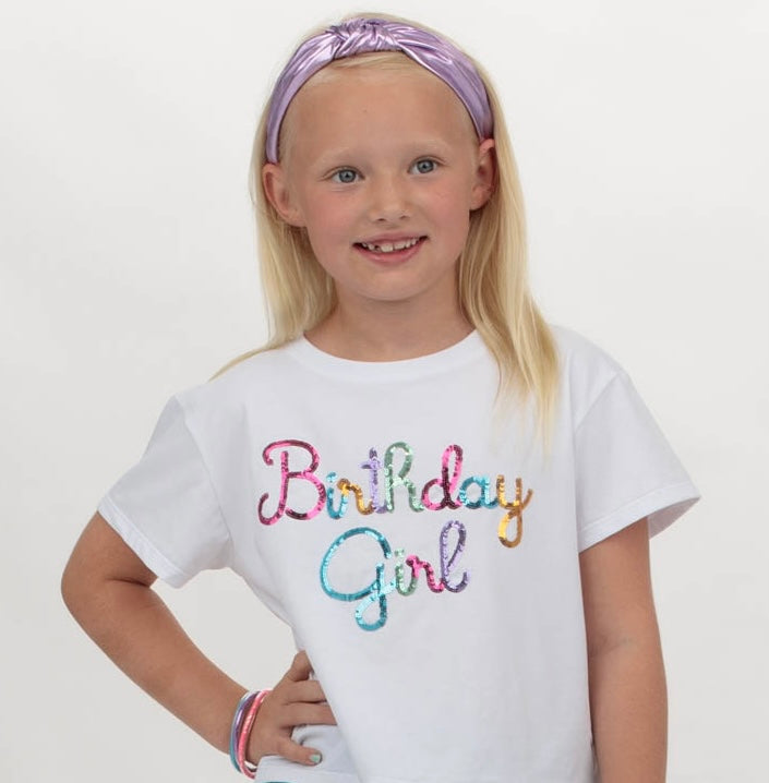 Birthday Girl Sequin Tee
