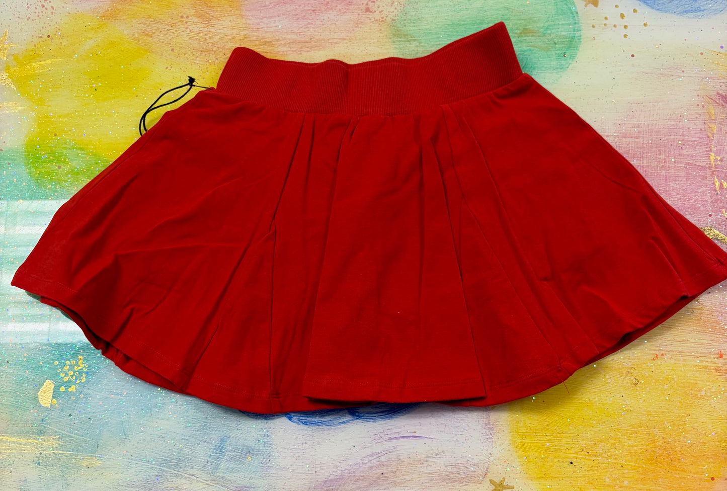 Pleated Skort High Risk Red