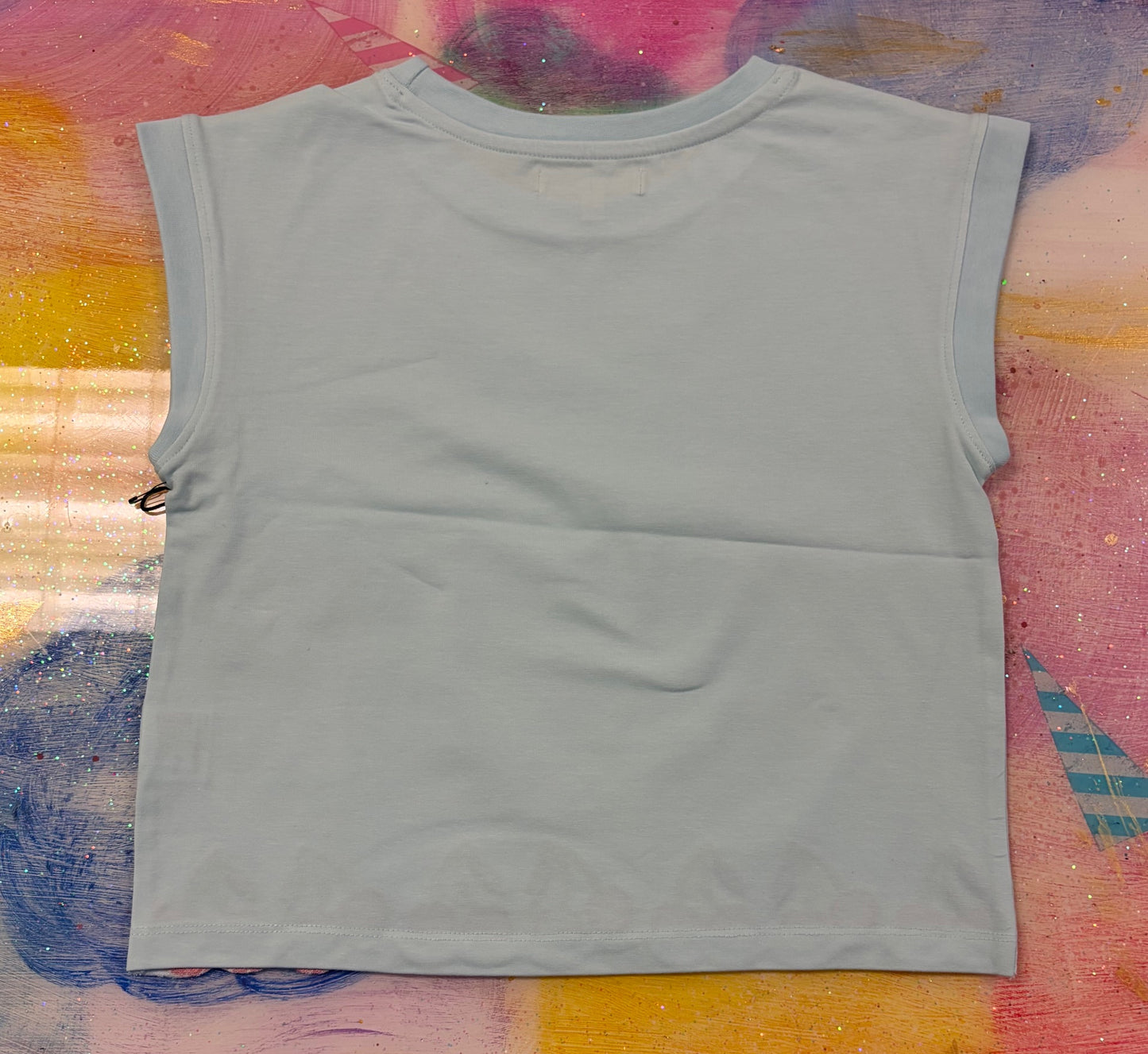 Cherries Embroidered Hem Tank