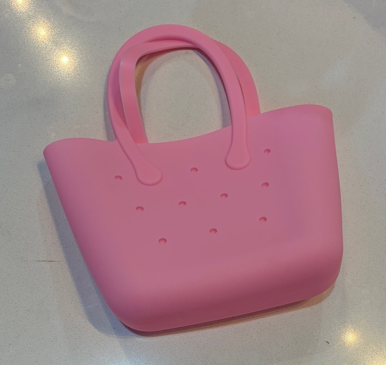 Pink Silicone Bag