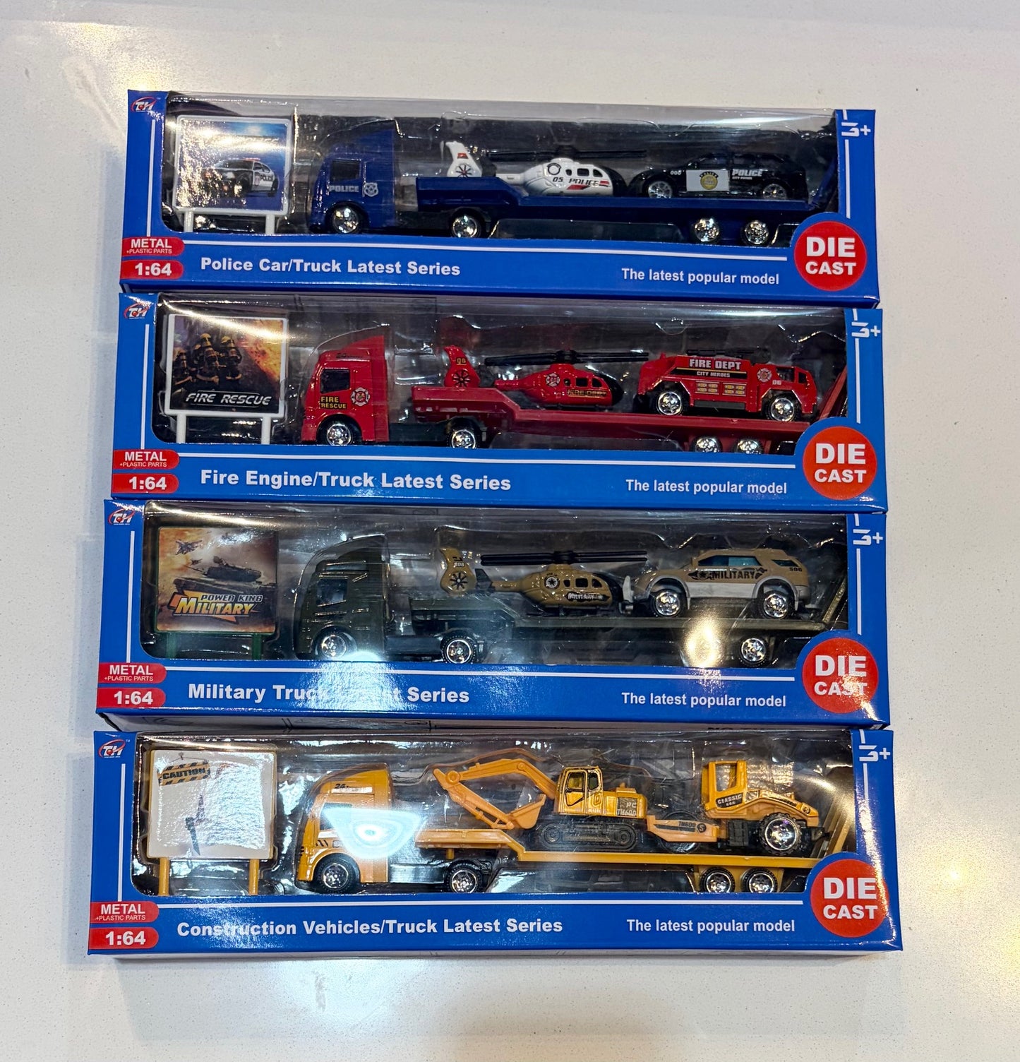 Toy Truck Trailer Set- Assorted