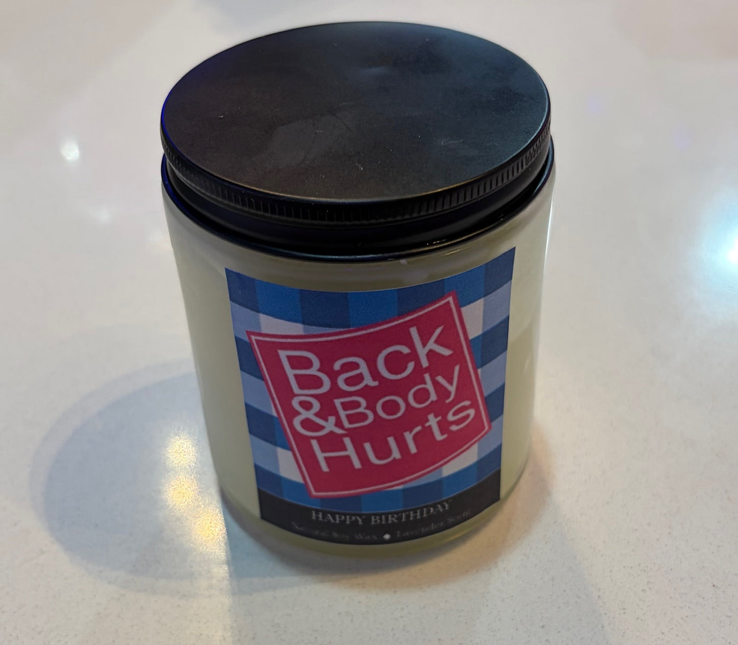 Back & Body Hurt Candle