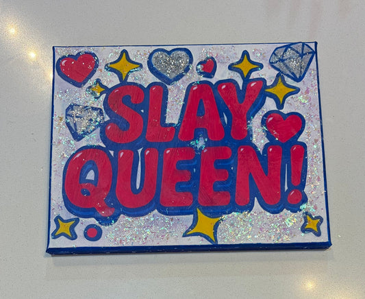 Slay Queen Custom Canvas Art
