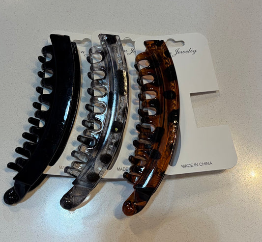 Banana Hair Clips- Assorted