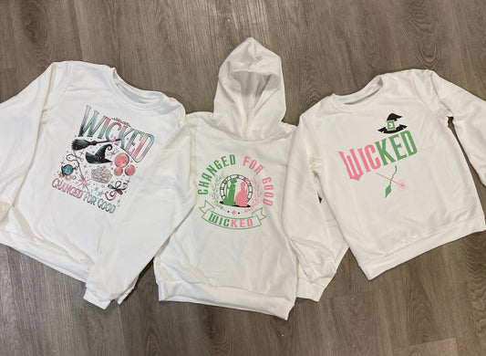 Wicked Graphic Sweatshirts- Assorted