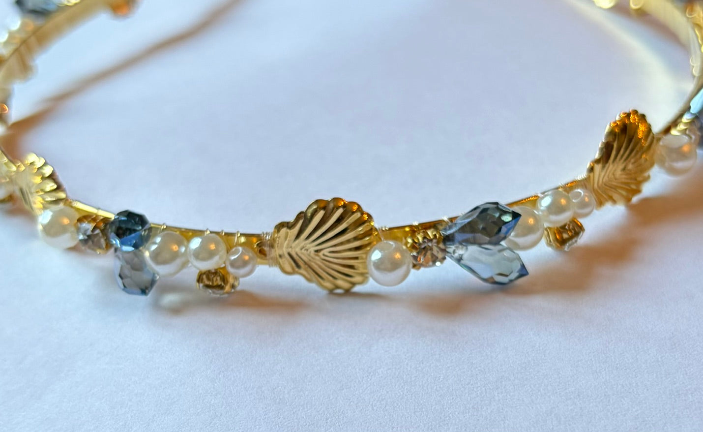 Beach Pearls Gems Headbands- Assorted