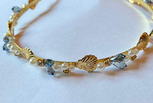 Beach Pearls Gems Headbands- Assorted
