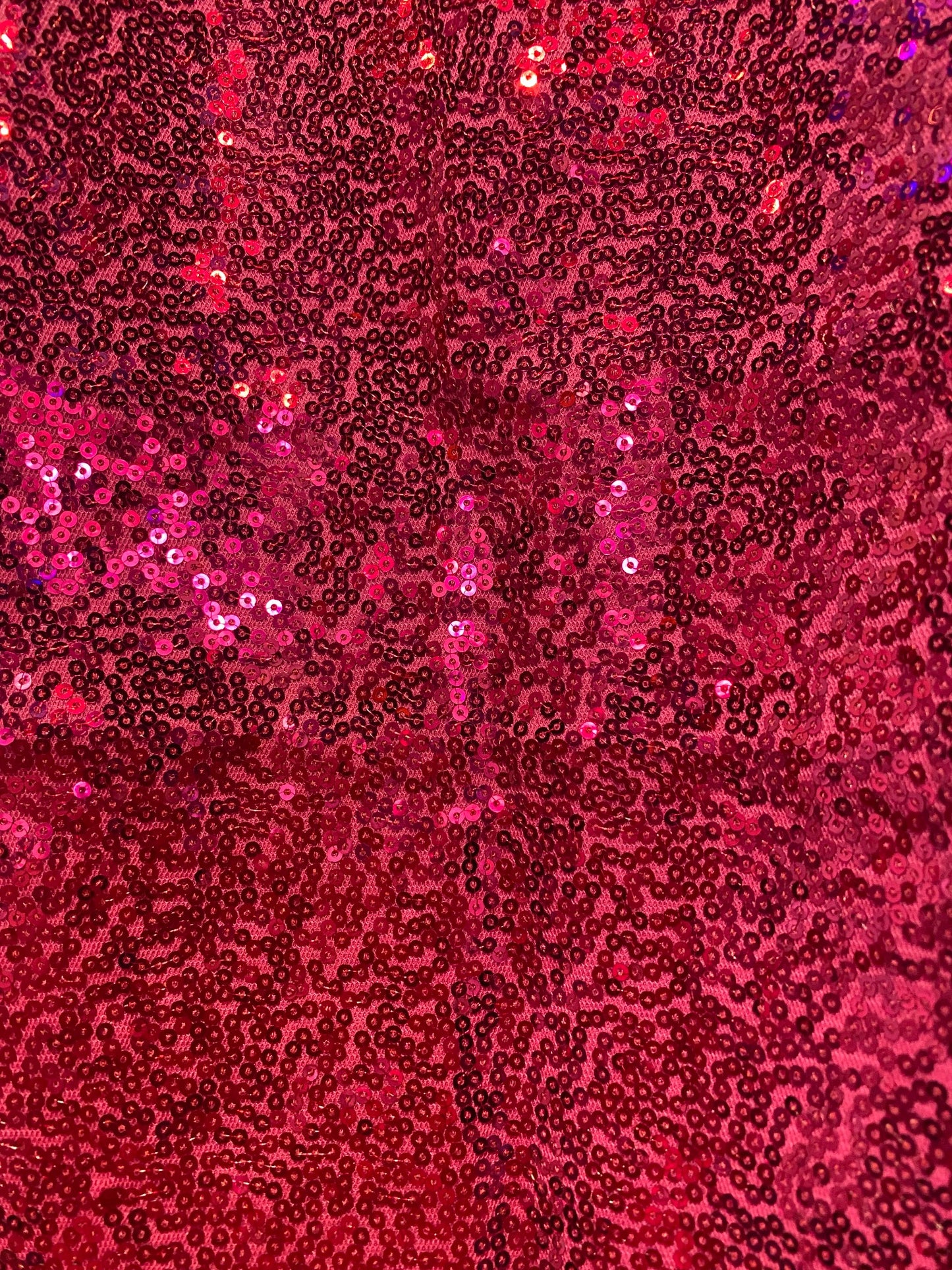 Hot Pink Sequin Sleeveless Dress