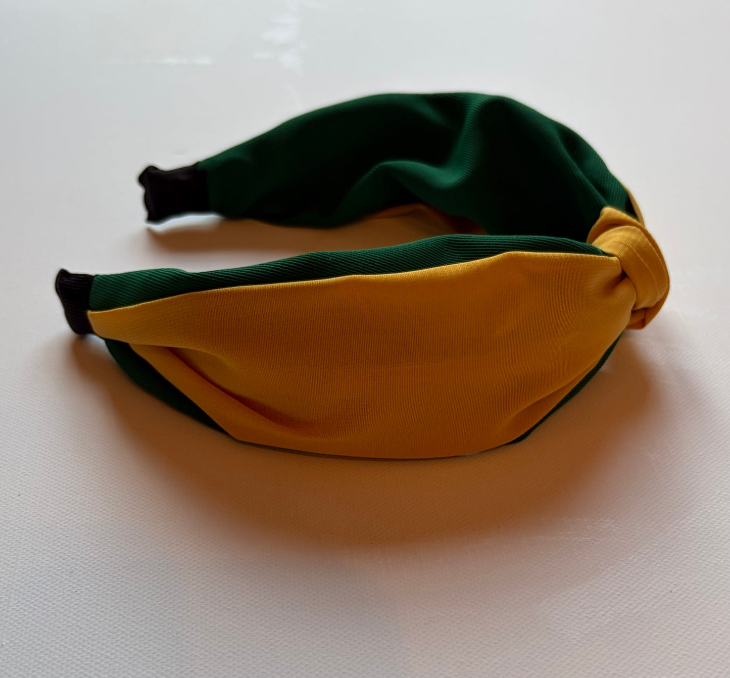 Green Gold Layered Bowknot Headband