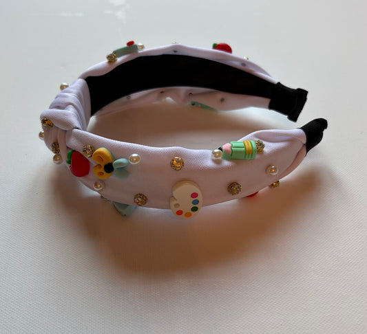 Back To School Embellished Charms Headbands- Assorted