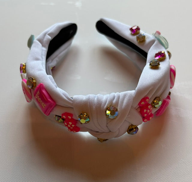 Candy Embellished Knotted Headbands