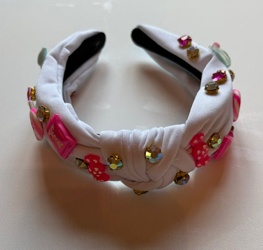 Candy Embellished Knotted Headbands