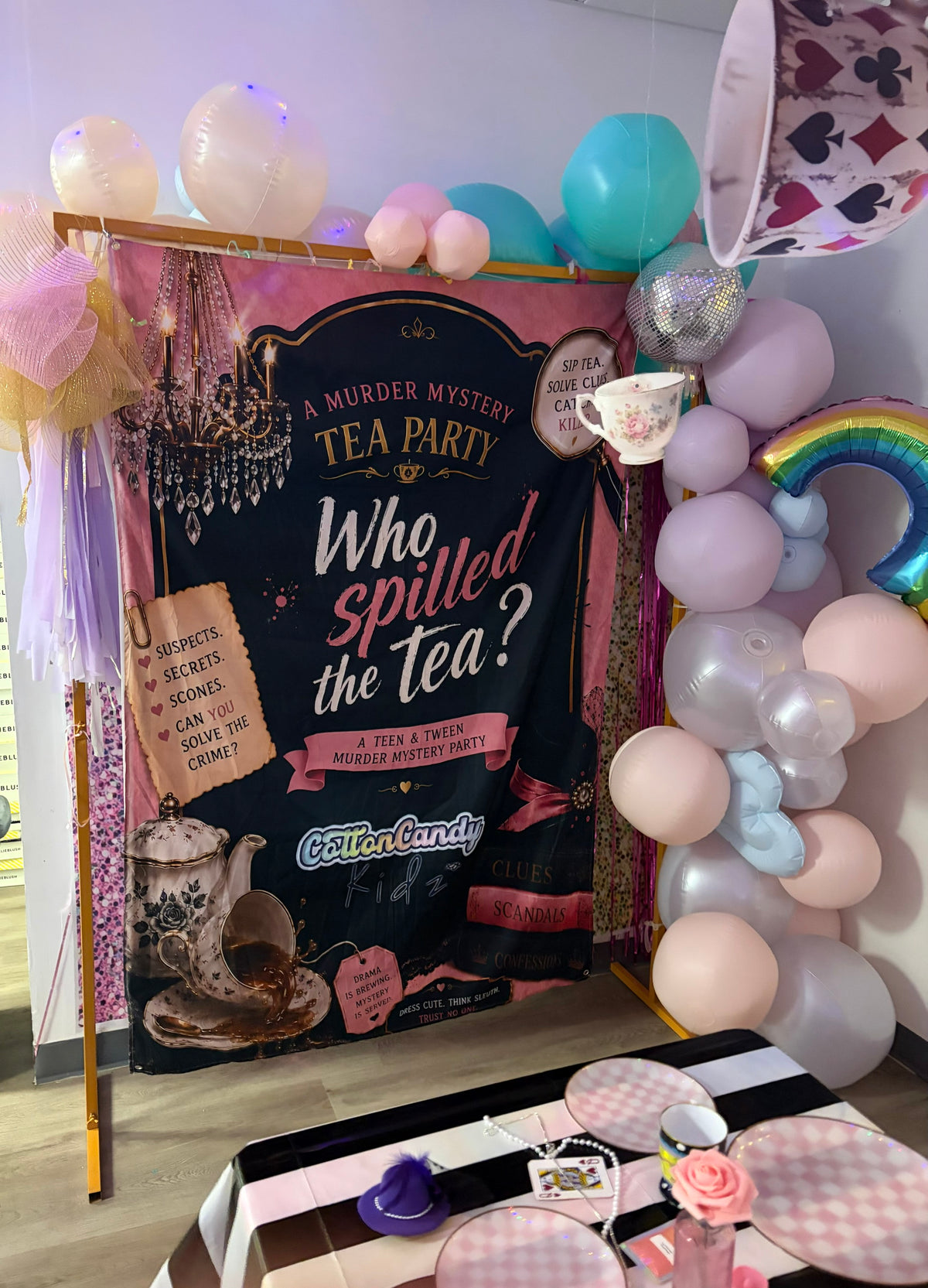 Who Spilled The Tea? Murder Mystery Party