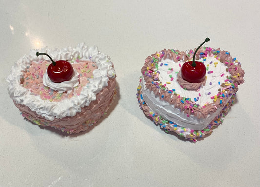 Cake Heart Jewelry Boxes
