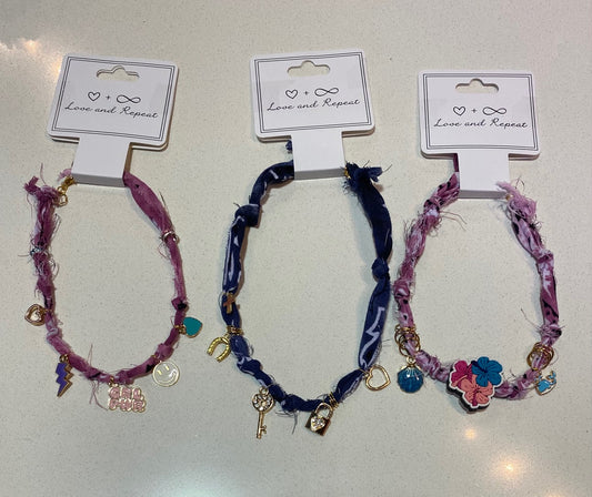 Bandana/Scarf Charm Necklaces- Assorted