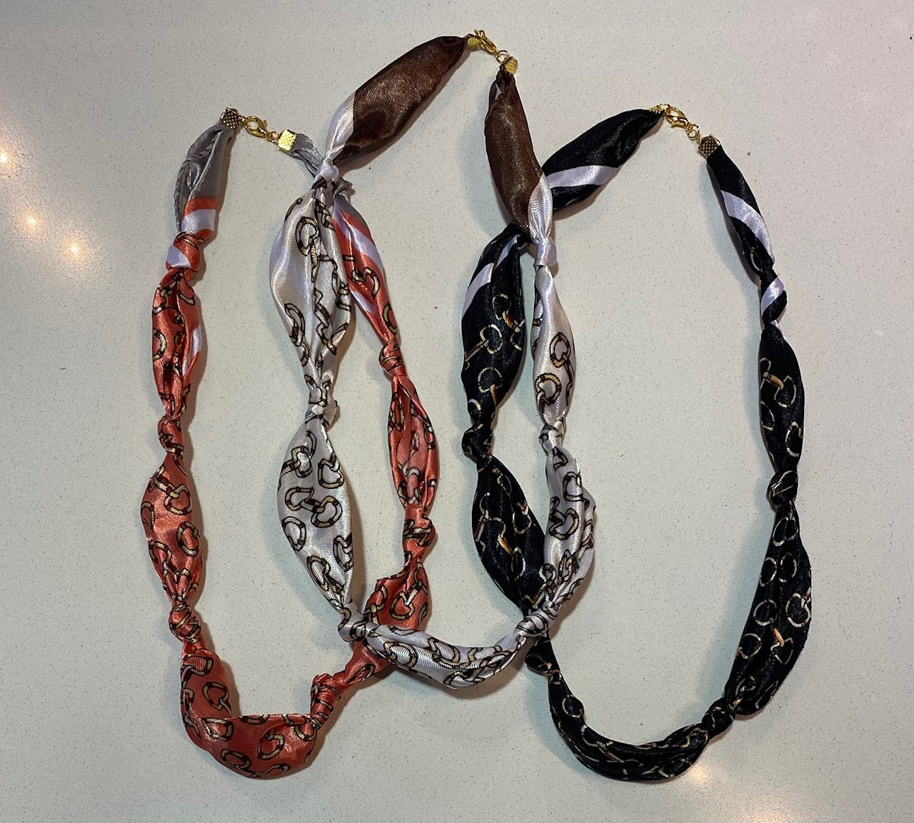 Chain Scarf Necklaces- Assorted