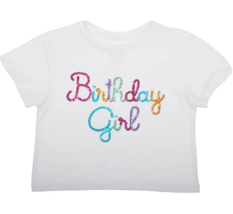 Birthday Girl Sequin Tee