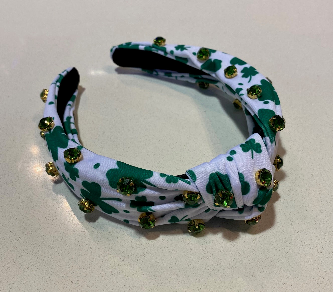 Shamrock Gem Knotted Headbands