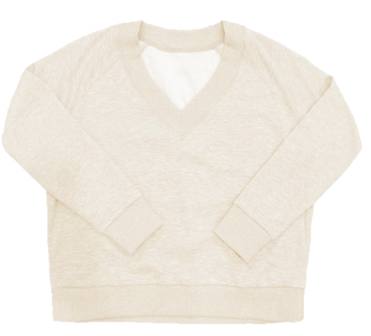 Sugar Cloud V Neck Sweatshirt