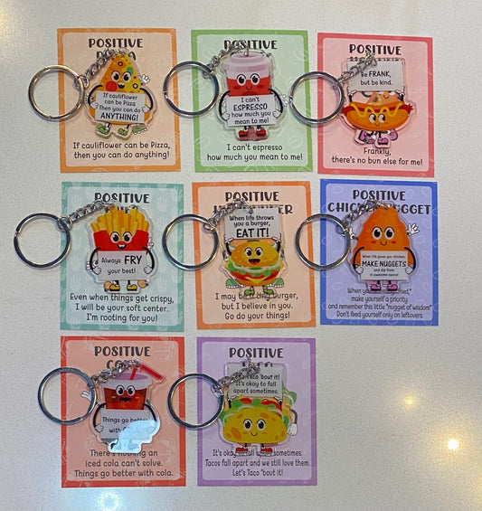 Positive Card/Keychains- Assorted